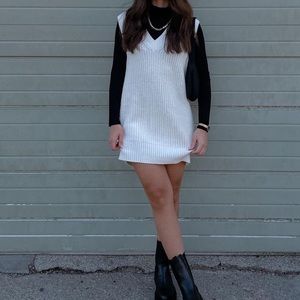 Abercrombie Sweater Vest Dress